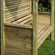 Rowlinson Modena Garden Arbour Seat - seat