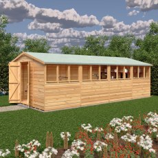 20x10 Shire Value Overlap Apex Workshop Shed with Double Doors