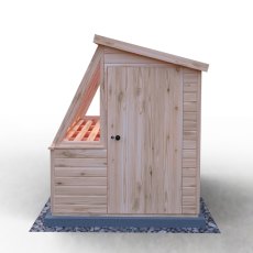 8x6 Shire Iceni Potting Shed - Door in Right Hand Side - isolated front view