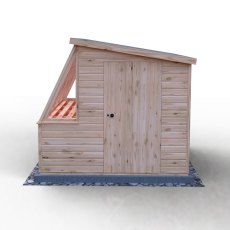 8x8 Shire Iceni Potting Shed - Door in Right Hand Side - isolated front view