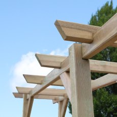 Mercia Flat Top Arch - Pressure Treated - top view