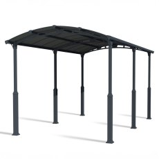 12x21 Palram Arcadia Alpine 6400 Carport - isolated angle view