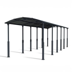 12x42 Palram Arcadia Alpine 12700 Carport - isolated angle view