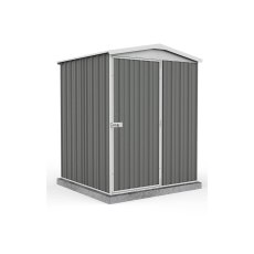 6 X 3 Lotus Apex Metal Shed In Anthracite Grey - Elbec Garden Buildings