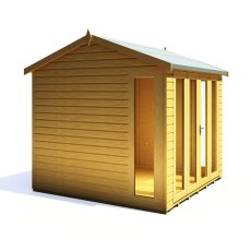 8 x 8 Shire Gold Blenheim Summerhouse - Left Hand Side View