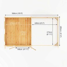 Optional UPVC Windows and Doors in white - floor plan