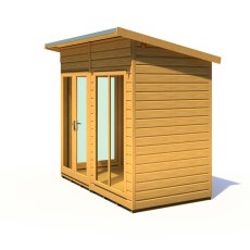 8x4 Shire Lela Pent Summerhouse - isolated right hand side view