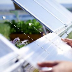 10x12 Palram Canopia Balance Greenhouse - Silver - panels