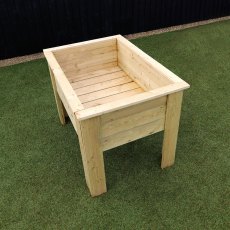 Mercia Carlton Raised Planter - 1m - Top Angle View