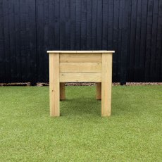 Mercia Carlton Raised Planter - 1m - Side View