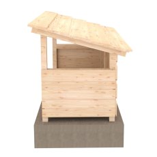 3x2 Shire Aveley Pent Welly Store - Pressure Treated - isolated side view