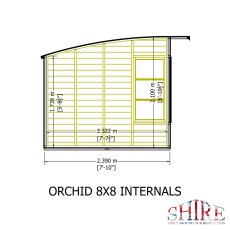 Shire 8 x 8 Shire Orchid Summerhouse