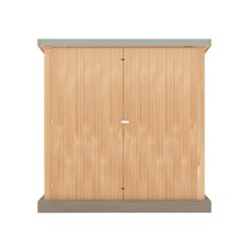 7x4 Shire Shiplap Tall Bike Store - isolated front view