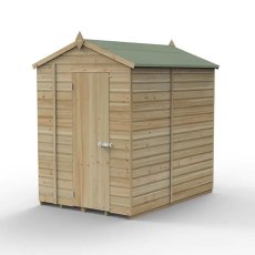 c5x7 Forest Beckwood Apex Shed Shiplap Windowless 25yr Guarantee - isolated