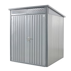 Hex Living 6 x 6 Hex Living Hixon Pent Metal Shed in Anthracite Grey