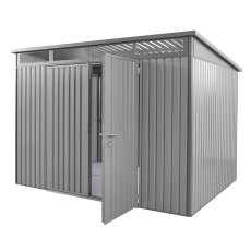 Hex Living 10 x 6 Hex Living Hixon Pent Metal Shed in Anthracite Grey