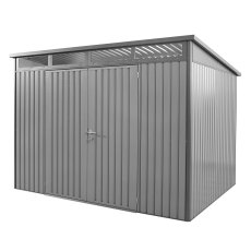 Hex Living 10 x 6 Hex Living Hixon Pent Metal Shed in Anthracite Grey