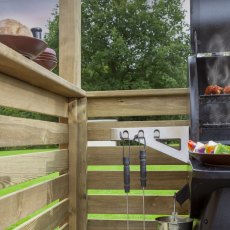 Rownlinson Barbecue Shelter - in situ, internal view