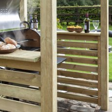 Rownlinson Barbecue Shelter - in situ, close up