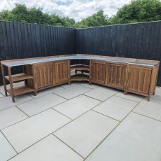 Mercia Ultimate Trent Outdoor Kitchen - in situ