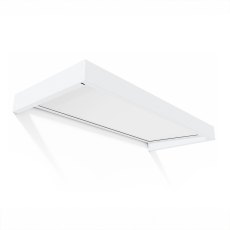 7x3 Palram Canopia Sophia 2150 White Door Canopy - White Opal - isolated