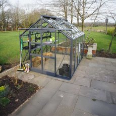 Elite Titan 800 8x10 Greenhouse in Graphite with accessories