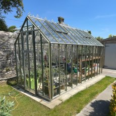 Elite Thyme 6x10 Greenhouse in Olive powder coating with optional extras