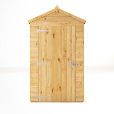 Mercia Woodsman Shiplap Apex 6x4 Shed - isolated front view