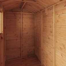 Mercia Woodsman Shiplap Apex 6x4 Shed - internal view