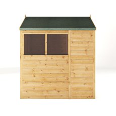 Mercia Woodsman Shiplap Apex 6x6 Shed - isolated right view