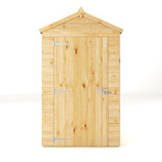 Mercia Woodsman Shiplap Apex 8x4 Shed - isolated front view