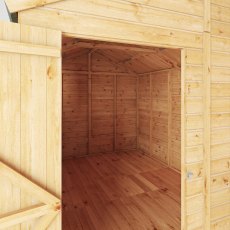 Mercia Woodsman Shiplap Apex 10x8 Shed - internal view