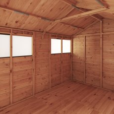 Mercia Woodsman Shiplap Apex 10x8 Shed - internal view