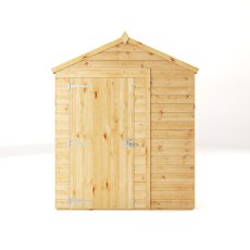 Mercia Woodsman Shiplap Apex 10x6 Shed - isolated front view