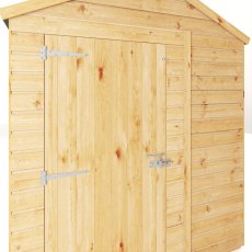 Mercia Woodsman Shiplap Apex 10x6 Shed - isolated front view