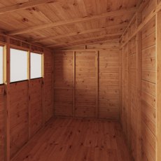 Mercia Woodsman Shiplap Pent 10x6 Shed - internal view