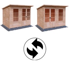 Shire Dahlia 8 x 6 Pent Summerhouse - interchangeable