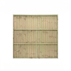 6ft High Grange Standard Featheredge Fence Panel - back of panel showing the batons