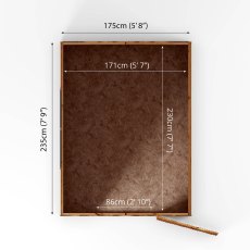 8 x 6 Mercia Ultra Value Overlap Shed - footprint