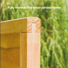 5ft High (1500mm) Grange Superior Lap Fence Panel - Pressure Treated - joint