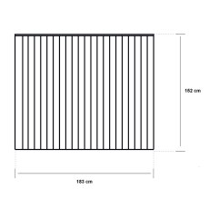 5ft High (1500mm) Grange Standard Featheredge Fence Panel - specs