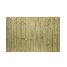 4ft High (1200mm) Grange Standard Featheredge Fence Panel - isolated