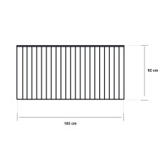 3ft High (900mm) Grange Standard Featheredge Fence Panel - specs