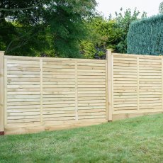 4ft High (1200mm) Grange Contemporary Vogue Fence Panel - Pressure Treated