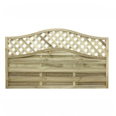 3ft 4 Inch High (1050mm) Grange Elite Meloir Fence Panel - Pressure Treated - isolated