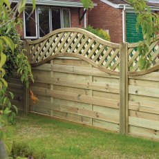 3ft 4 Inch High (1050mm) Grange Elite Meloir Fence Panel - Pressure Treated