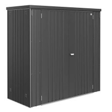 6 X 3 (1.91m X 0.83m) Biohort Equipment Locker 190 - metallic dark grey