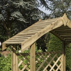 Rowlinson Salisbury Garden Arbour Seat - corner