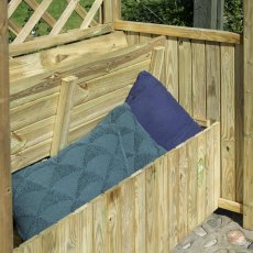 Rowlinson Stretton Garden Arbour Seat - storage