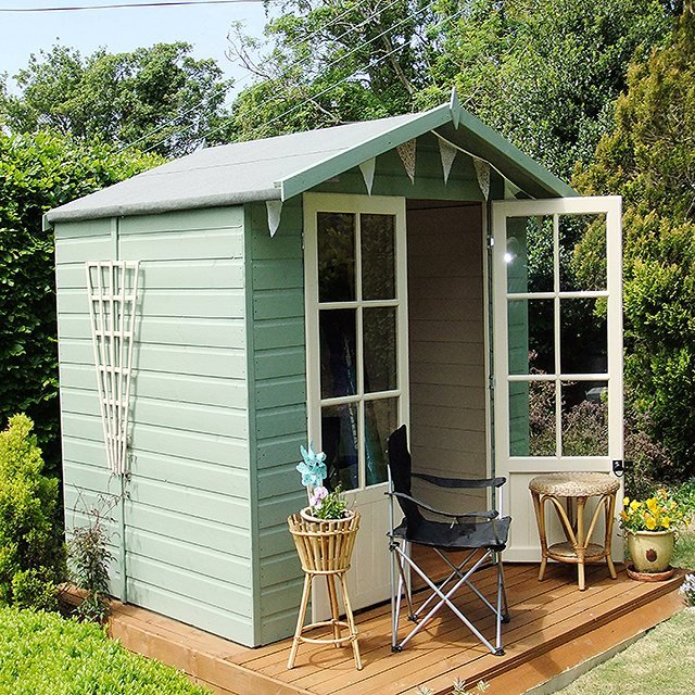 Shire Lumley 7 x 5 Summerhouse - elbec garden buildings